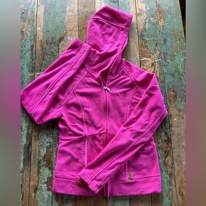 Womens Nike full zip, hooded pink jacket Size Small 4-6P